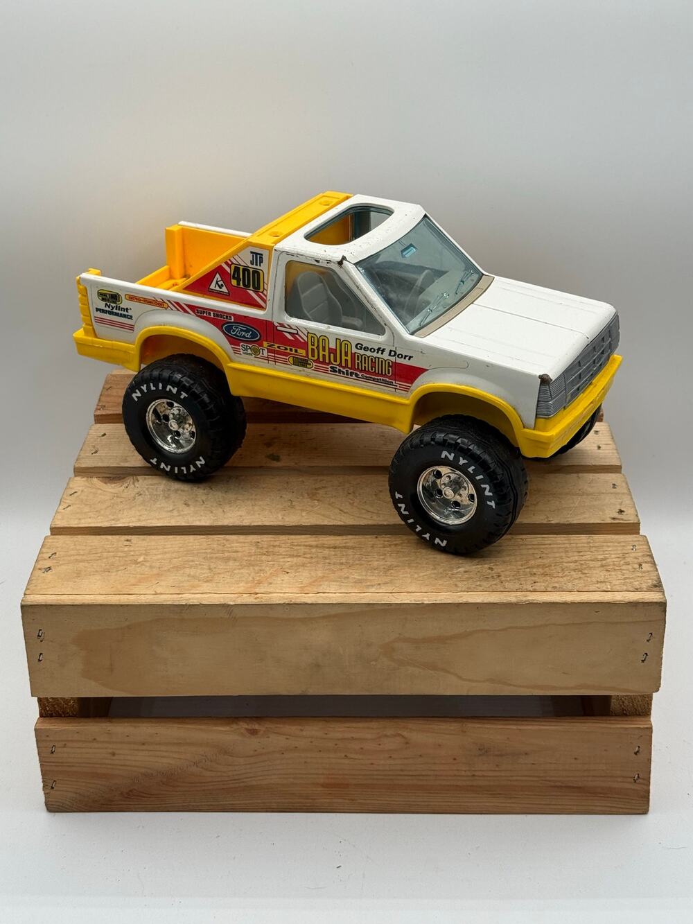 Vintage Nylint Ford Baja Racing Toy Truck - Geoff Dorr 400 Pressed Steel/Plastic